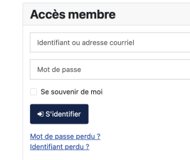 Accès membre 4f205