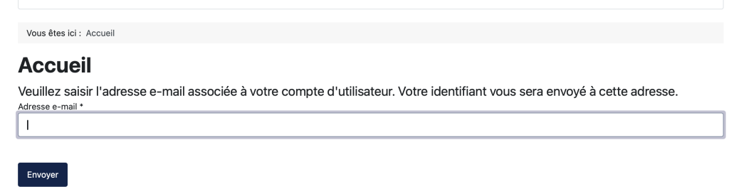 identifiant perdu 0e13b